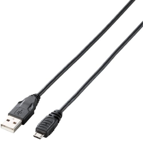 【新品/取寄品/代引不可】スマートフォン用充電/データ転送/Micro-USB(A-MicroB)ケーブル/1m U2C-AMB10BK