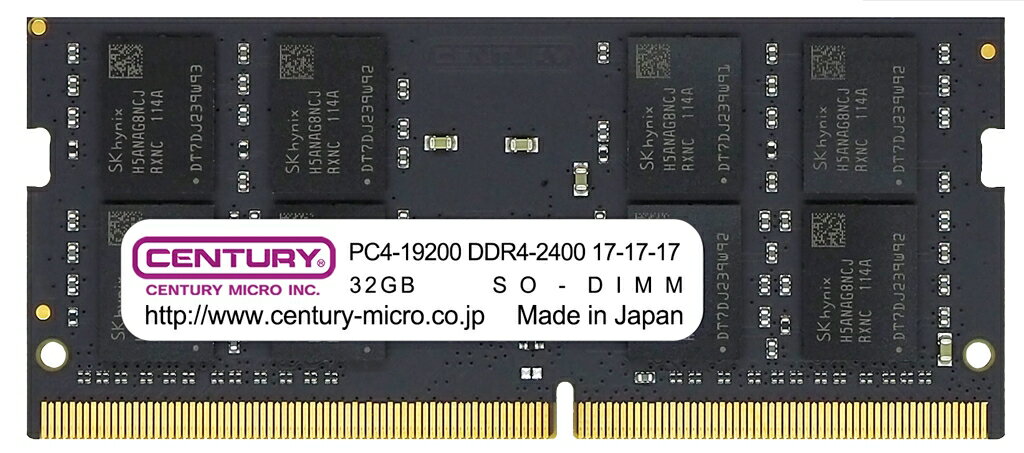 yVi/i/szNTp PC4-19200 DDR4-2400 260pin SODIMM 2RK 1.2v 64GBKit(32GBx2) CB32GX2-SOD4U2400