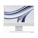 【新品/在庫あり】Apple iMac MQR93J/A シルバー Retina 4.5Kディスプレイモデル /24インチ/M3 8コア/メモリ 8GB/SSD 256GB/ アップル アイマック