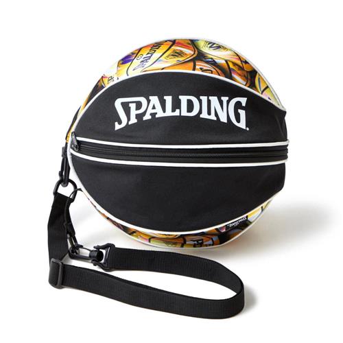 【新品/取寄品】バスケットボールが1個収納可能な ボールバッグ マーブル イエロー 49-001MY