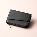 【新品/取寄品/代引不可】【特選商品5】ラウンドジップカードケース 3ID-W0007BK