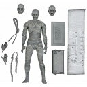 【新品/在庫あり】 ネカ ユニバーサルモンスター ミイラ再生 The Mummy イムホテップ 7インチ アクションフィギュア ブラック＆ホワイト ver