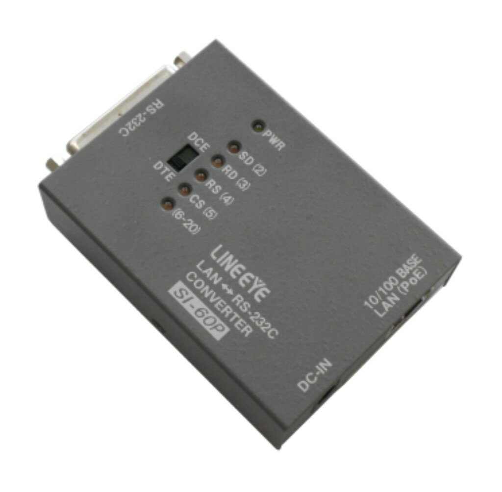 【新品/取寄品/代引不可】インターフェースコンバータ LANRS-232C Dsub25 PoE給電対応 SI-60P