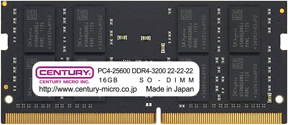 yVi/i/szNTp PC4-25600 DDR4-3200 260pin SODIMM 2RK 1.2v 32GBKit(16GBx2) CB16GX2-SOD4U3200