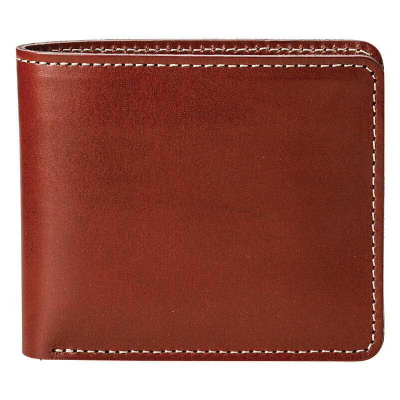 【新品/取寄品/代引不可】【特選商品5】ヌメ革 二つ折り財布（チョコ） OJ-1503 ＜made in underground osaka.japan＞