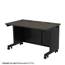 【新品/取寄品/代引不可】eデスク(濃い木目)W1200xD650xH700 ED-SK12065M(3)