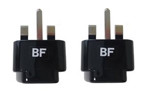 【新品/取寄品/代引不可】海外用変換プラグBFタイプ2個セット NTI-160