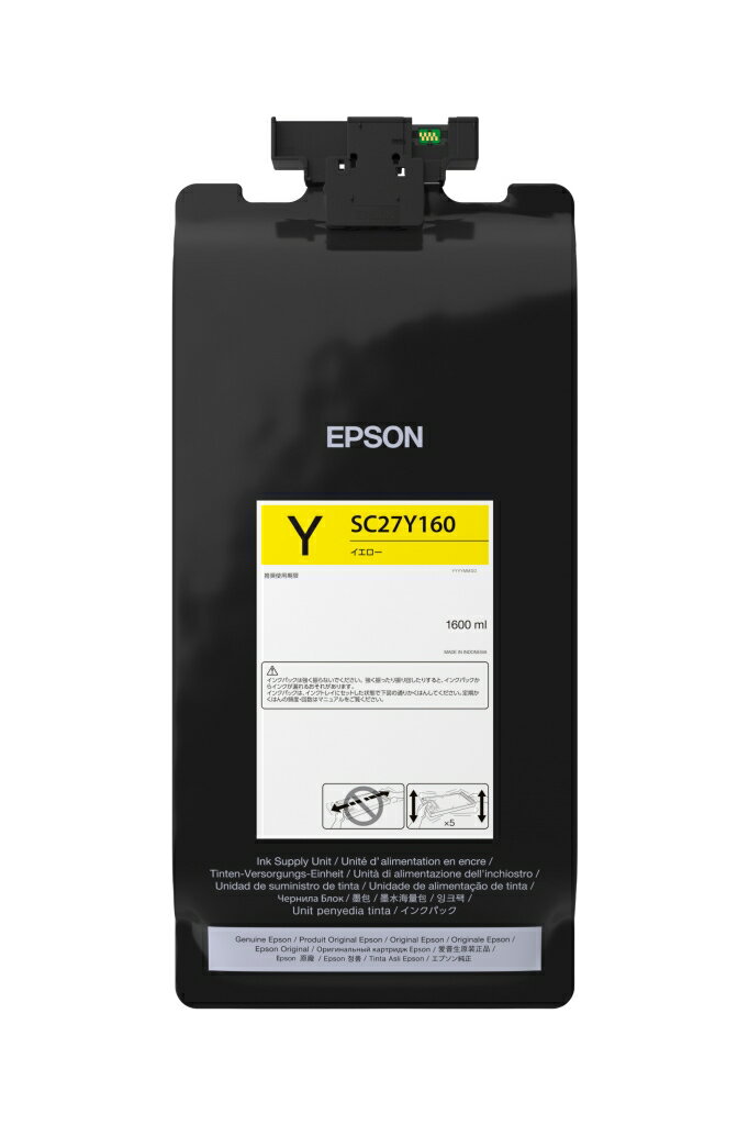 【新品/取寄品/代引不可】SureColor用 インクパック/イエロー(1600ml) SC27Y160