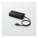 【新品/取寄品/代引不可】有線LANアダプタ/Giga対応/USB3.0/Type-A/USBハブ付/ブラック EDC-GUA3H2-B