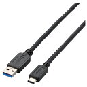 【新品/取寄品/代引不可】USB3.1ケーブル/A-Cタイプ/ノーマル/1.5m/ブラック USB3-AC15BK