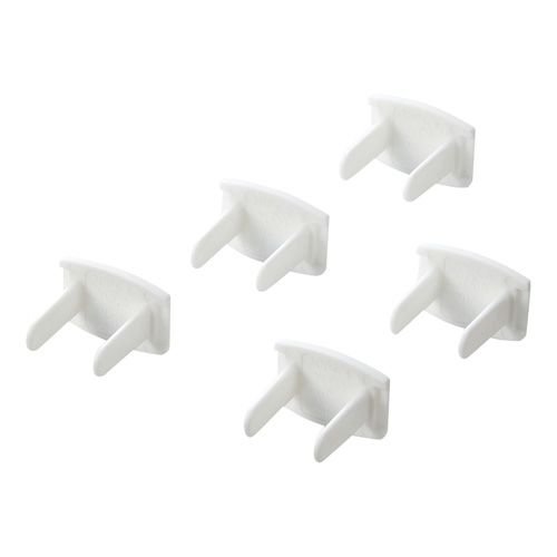 【新品/取寄品/代引不可】コンセント安全キャップ 2P対応 5個入 TAP-CAP2P5