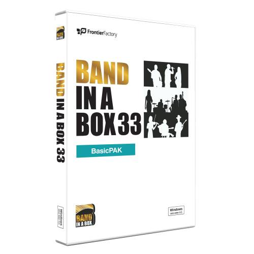 【新品/取寄品/代引不可】Band-in-a-Box 33 for Win BasicPAK PGBBYBW111