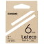 【新品/取寄品/代引不可】Lateco用テープ 6mm 白/黒文字 XB-6WE