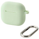 【新品/取寄品/代引不可】AirPods 第4世代/アクティブノイズキャンセリング搭載AirPods 第4世代/シリコンケース/カラビナ付/グリーン AVA-AP06SCGN(2)