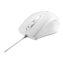 【新品/取寄品/代引不可】有線 3ボタン IR光学式マウス ホワイト BSMRU050WH(2)