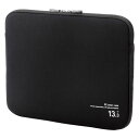 【新品/取寄品/代引不可】PC用インナーバッグ/ネオプレン/13.3インチ/ブラック BM-IBNP13BK(2)