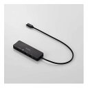 【新品/取寄品/代引不可】USBHUB/USB-C/バスパワー/USB-Ax3/SD+microSDカードスロット/30cm/ブラック U3H-MSD3007B...