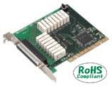 【新品/取寄品/代引不可】PCI対応 独立コモンリードリレー接点デジタル出力ボード RRY-16C(PCI)H