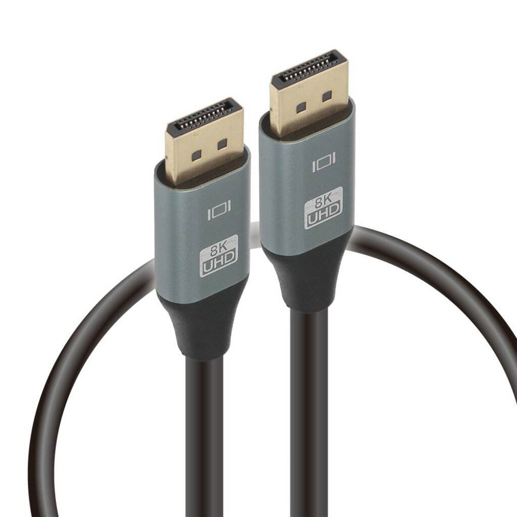 乐天商城 - 【新品/取寄品/代引不可】DisplayPortケーブル 8K対応 2m ブラック JTDISP8K-2M-BK