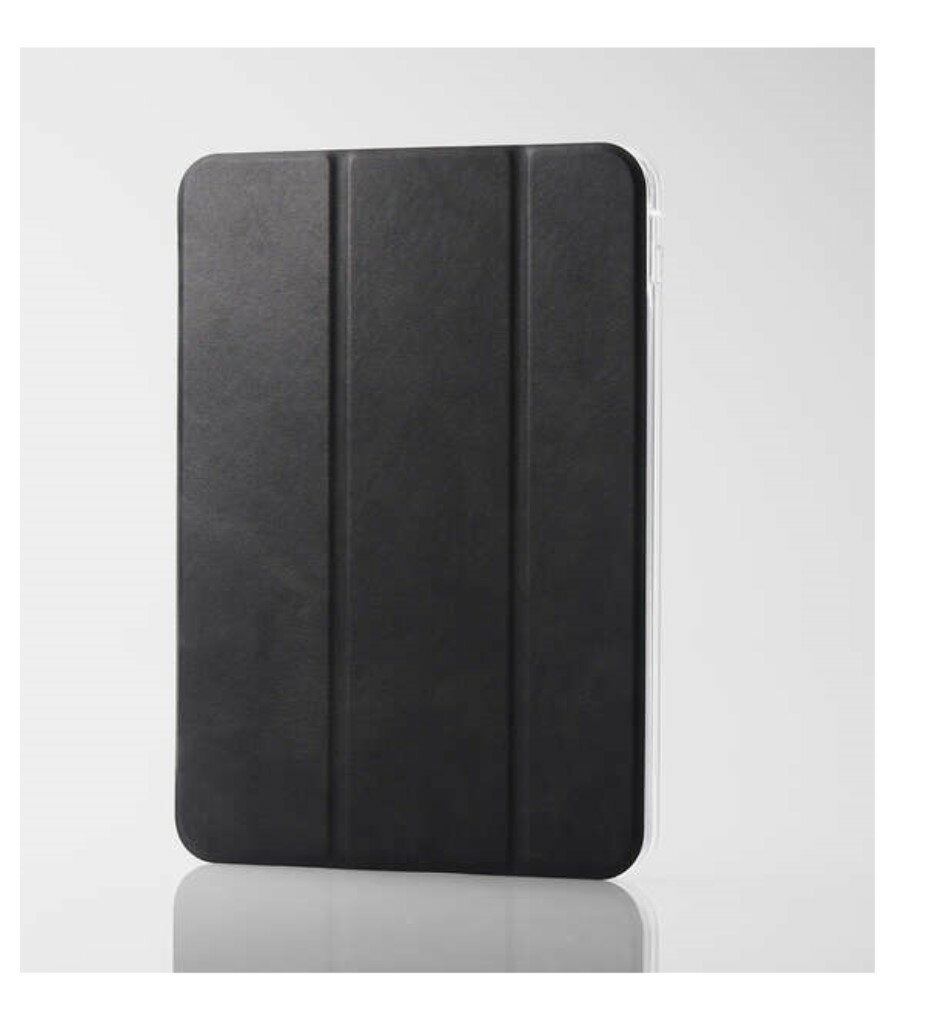 【新品/取寄品/代引不可】iPad 2022/iPad 第10世代/フラップケース/背面クリア/ソフトレザー/2アングル/スリープ対応/ブラック TB-A22RWVBKN