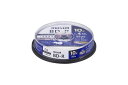 【新品/取寄品/代引不可】録画用 BD-R 25GB 4倍速対応 プリンタブル ホワイト 10枚入 BRV25WPG.10SP(2)