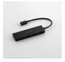 【新品/取寄品/代引不可】USBHUB/USB-C/5Gpbs/USB-Ax3/Type-C-x1/PD100W対応/バスパワー/4ポート/ブラック U3HC-H040PBK(2)