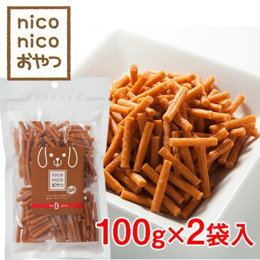 【通販限定】【新品/取寄品/代引不可】ニコニコおやつ にんじんジャーキー 100g*2袋入