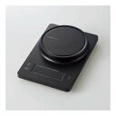 【新品/取寄品】ドリップスケール/コーヒー専用タイマー機能搭載/計量+タイマー計測同時表示/操作・カウント音付/最大2kg/最小0.1g表示/バックライト付/ブラック HCS-KS04BK(3)