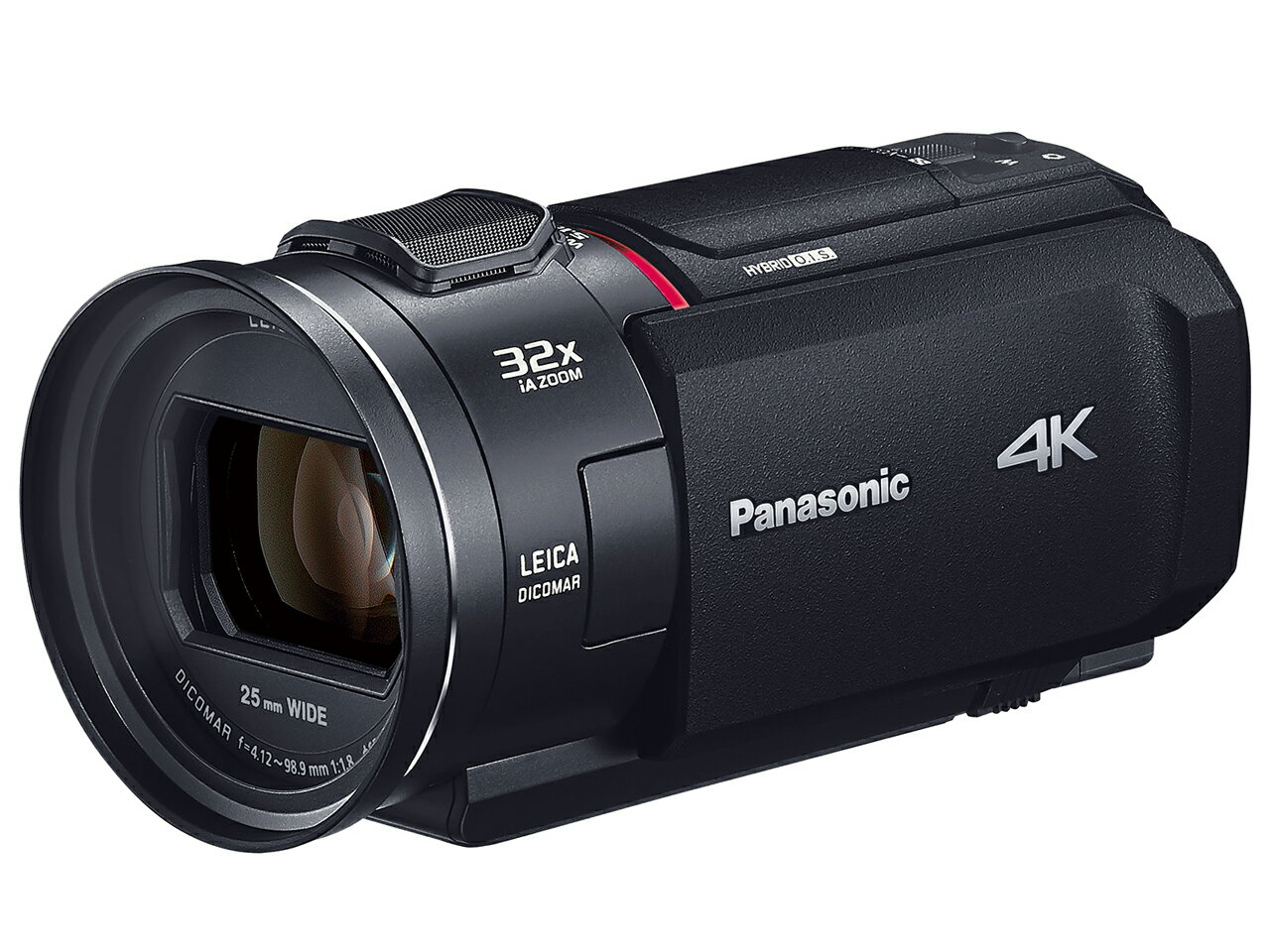 【新品/在庫あり】Panasonic デジタル4Kビデオカメラ HC-VX2MS-K ブラック 4K高画質 ズームしてもブレにくい パナソニック