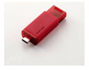 【新品/取寄品/代引不可】外付けSSD/USB10Gbps対応/ノック式/自動シャッター/コネクタ保護/Type-C/250GB/レッド ESD-ESK0250GRD(2)