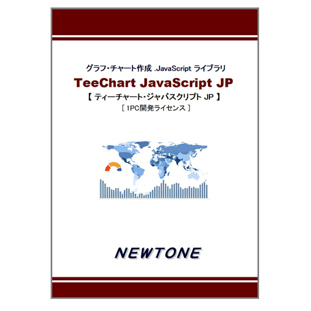 【新品/取寄品/代引不可】TeeChart JavaScript JP 1PC開発ライセンス