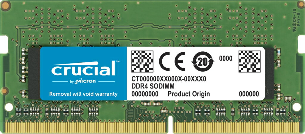 yVi/i/szCrucial 32GB DDR4-3200 SODIMM CT32G4SFD832A