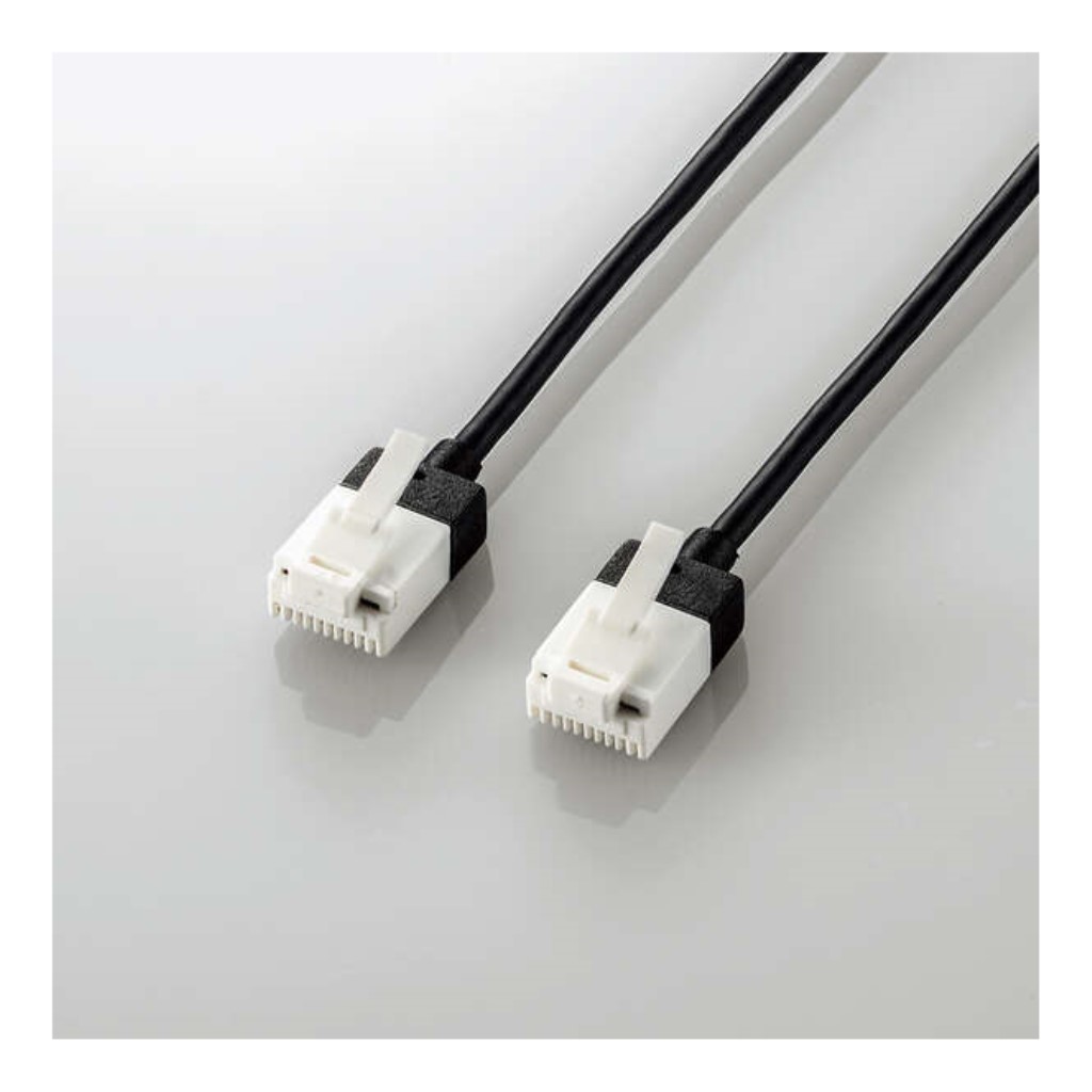 【新品/取寄品/代引不可】LANケーブル/CAT6A/スーパースリム/爪折れ防止/7.0m/ブラック LD-GPASST/BK70