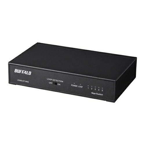 【新品/取寄品】Giga 5ポート スイッチングハブ 電源内蔵 金属筐体 マグネット付 ブラック LSW6-GT-5NS/BK 【新品/取寄品】Giga 5ポート スイッチングハブ 電源内蔵 金属筐体 マグネット付 ブラック LSW6-GT-5NS/BK