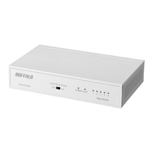 【新品/取寄品】Giga 5ポート スイッチングハブ 電源内蔵 金属筐体 マグネット付 ホワイト LSW6-GT-5NS/WH 【新品/取寄品】Giga 5ポート スイッチングハブ 電源内蔵 金属筐体 マグネット付 ホワイト LSW6-GT-5NS/WH