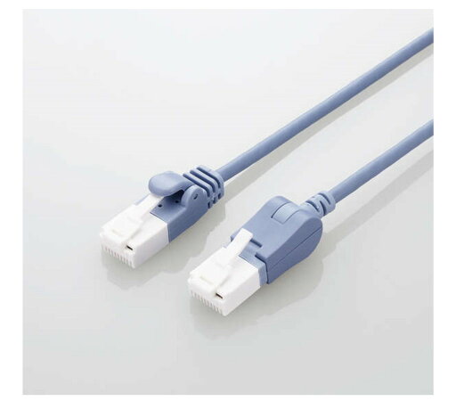 【新品/取寄品/代引不可】LANケーブル/CAT6A準拠/爪折れ防止/縦スイング式コネクタ/3.0m/ブルー LD-GPATSV/BU30 【新品/取寄品/代引不可】LANケーブル/CAT6A準拠/爪折れ防止/縦スイング式コネクタ/3.0m/ブルー LD-GPATSV/BU30