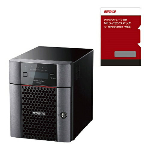 TeraStation WSS デスクトップ4ベイ8TB Workgroup NEライセンスパック 1年5TBセット WS5420DN08W9-1Y5