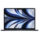 Apple MLY43J/A MacBook Air Liquid Retinaディスプレイ ミッドナイト /13.6インチ/Apple M2/メモリ 8GB/SSD 512GB/ アップル マックブックエアー