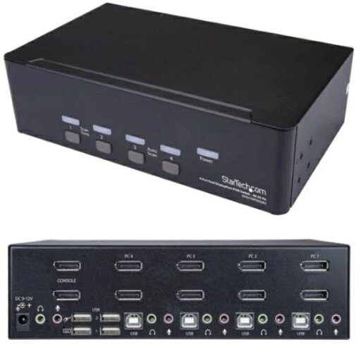 【新品/取寄品/代引不可】4ポート デュアルDisplayPort KVMスイッチ 4K/60Hz DisplayPort 1.2 対応PC/CPU/パソコン切替器 パソコン4台の制御に4K/60Hzディスプレイ2台の機能を追加 SV431DPDDUA 【新品/取寄品/代引不可】4ポート デュアルDisplayPort KVMスイッチ 4K/60Hz DisplayPort 1.2 対応PC/CPU/パソコン切替器 パソコン4台の制御に4K/60Hzディスプレイ2台の機能を追加 SV431DPDDUA
