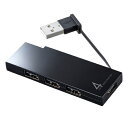 【新品/取寄品/代引不可】USB2.0ハブ (4ポート・ブラック) USB-2H416BK(2)
