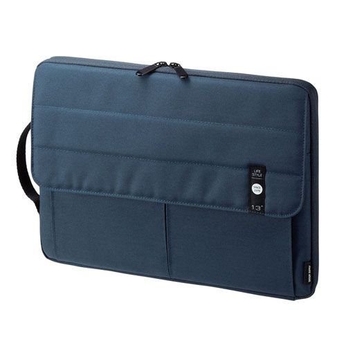 【新品/取寄品/代引不可】カジュアルPCインナーケース(13.3型ワイド) ネイビー IN-CA13NV