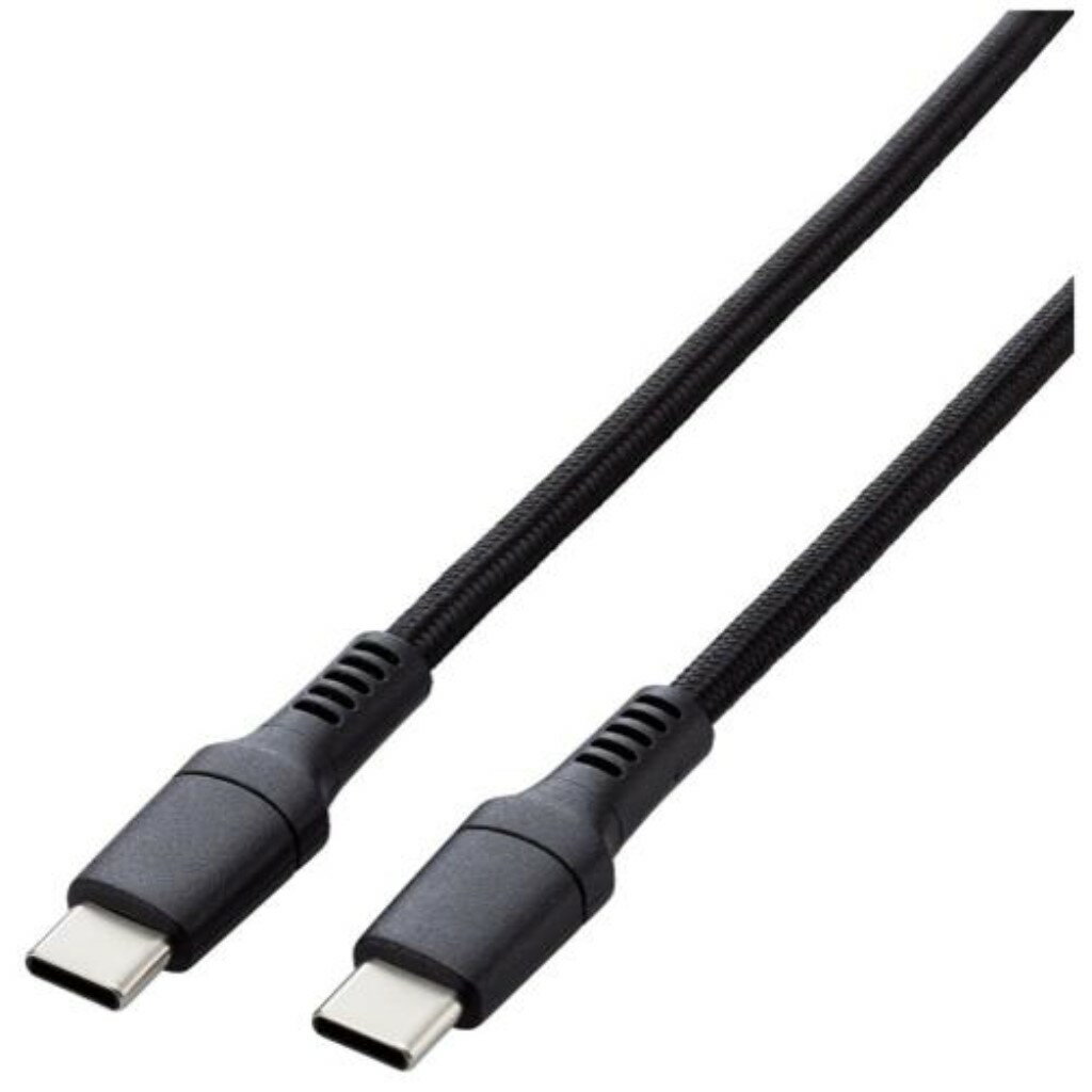 【新品/取寄品/代引不可】USB Type-C to USB Type-Cケーブル/100W対応/高耐久/0.5m/ブラック MPA-CC5PS05BK