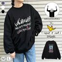 ART BY MARK GONZALES sakiyamaコラボ BIG裏起毛トレーナー 2H7-64361 メンズ トップス 長袖 冬 レディース スウェット おしゃれ 大きめ 暖かい クルーネック プリント