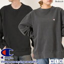 Champion チャンピオン ヴィンテージ加工 クルーネックスウェットシャツ C3-B008 メンズ レディース スウェット トップス 長袖 トレーナー ブランド おしゃれ 古着風 カジュアル ユニセックス