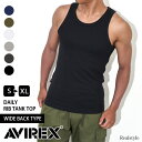 AVIREX アビレックス デイリー タンクトップ ワイドバック メンズ トップス インナー 抗菌 防臭 伸縮性 ストレッチ 厚手 インナーシャツ 肌着 下着 ...