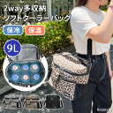 保冷保温2way多収納9Lソフトクーラーバッグ レディース メンズ 保冷バッグ クーラーバッグ ショルダーバッグ 斜めがけ 肩掛け トートバッグ 手提げ 保冷 保温 最強 断熱 厚手 買い物 お弁当 9L 軽量 メール便