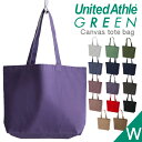 トートバッグ キャンバス メンズ レディース 無地 ユナイテッドアスレ UNITED ATHLE 手提げ バッグ 鞄 サブバッグ 大容量 大きめ 軽量 コットン...