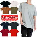 半袖Tシャツ メンズ レディース ユナイテッドアスレ 無地 United Athle ユニセックス スーパーヘヴィーウェイト Tシャツ 7.1オンス 男女兼用 大きいサイズ ネイビー ブラック ホワイト 黒 白 4252-01