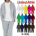 上下セット スウェット パーカー セットアップ メンズ レディース ユナイテッドアスレ UNITED ATHLE ジップ パンツ 無地 S M L XL 10.0オンス 裏パイル 裏毛 S M L XL 大きいサイズ 推しカラー 部屋着 ルームウェア スポーツ トレーニング ゆったり 5213 5017