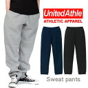 スウェット パンツ スウェットパンツ 無地 ユナイテッドアスレ S M L XL メンズ 衣装 UNITED ATHLE スウェットジョガーパンツ 10.0オンス